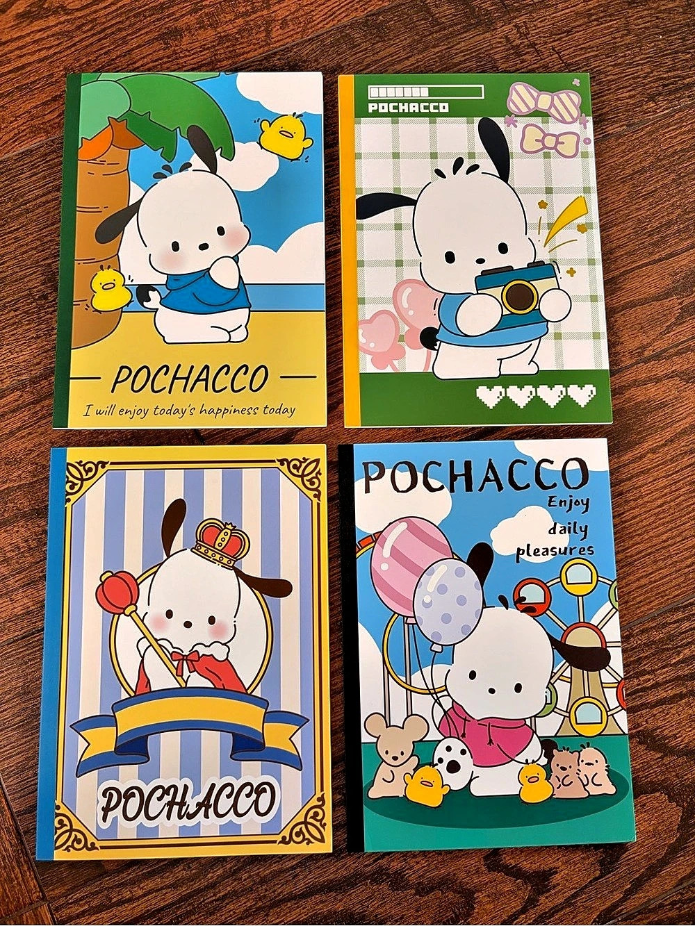 Pochacco Notebooks Set of 4